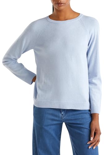 Benetton Maglieria maglia girocollo misto lana cashmere raglan