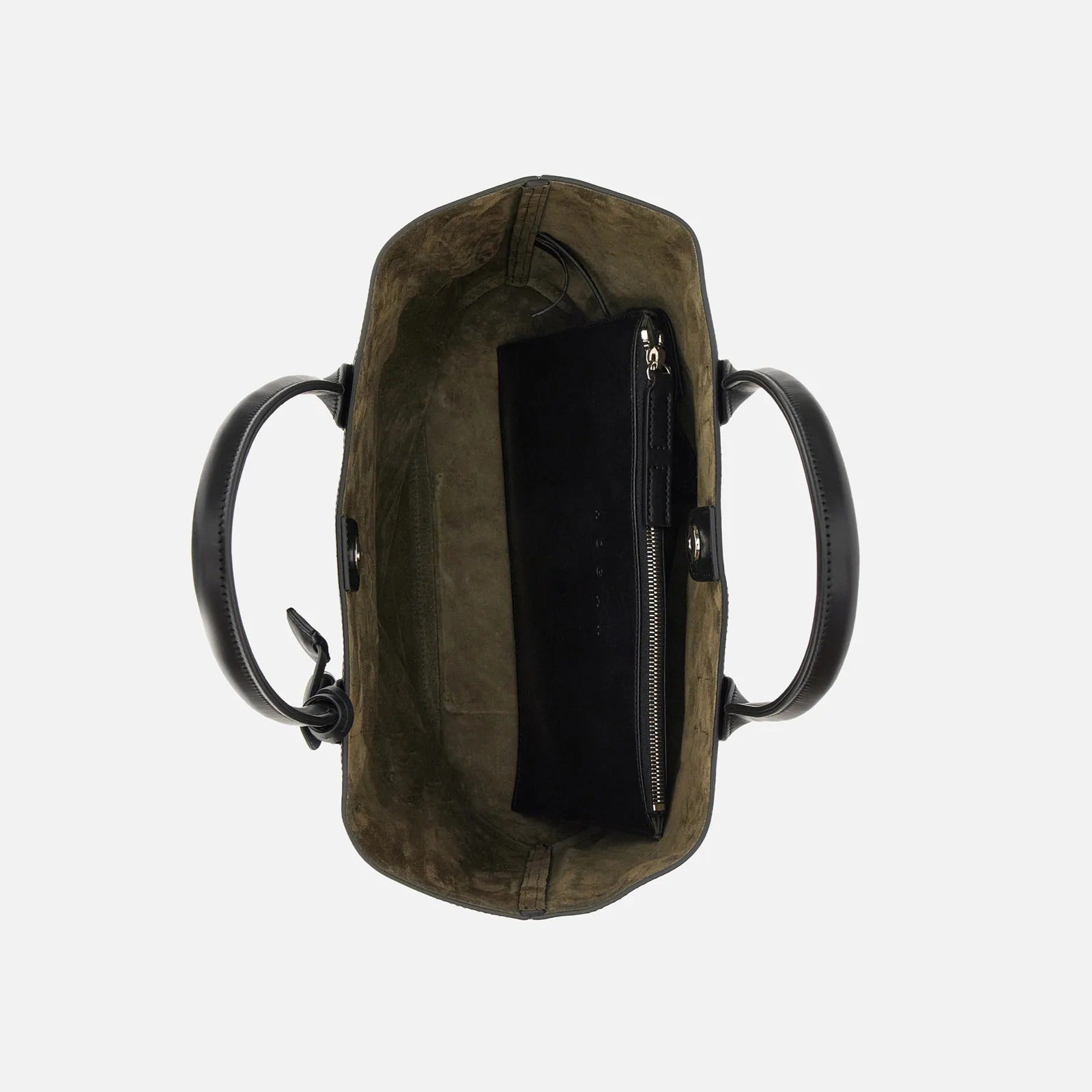 Hogan Address Piccola KBW01TA0200TZP Borsa Nero Pelle
