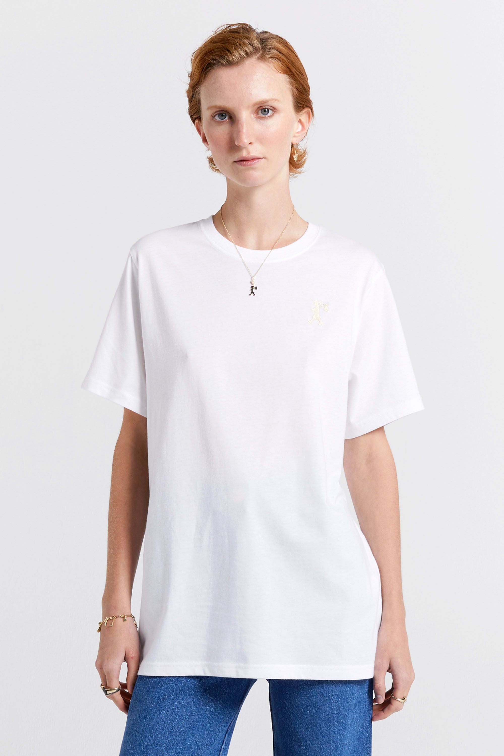 Karen Walker Runaway Girl T-Shirt maglietta bianca cotone