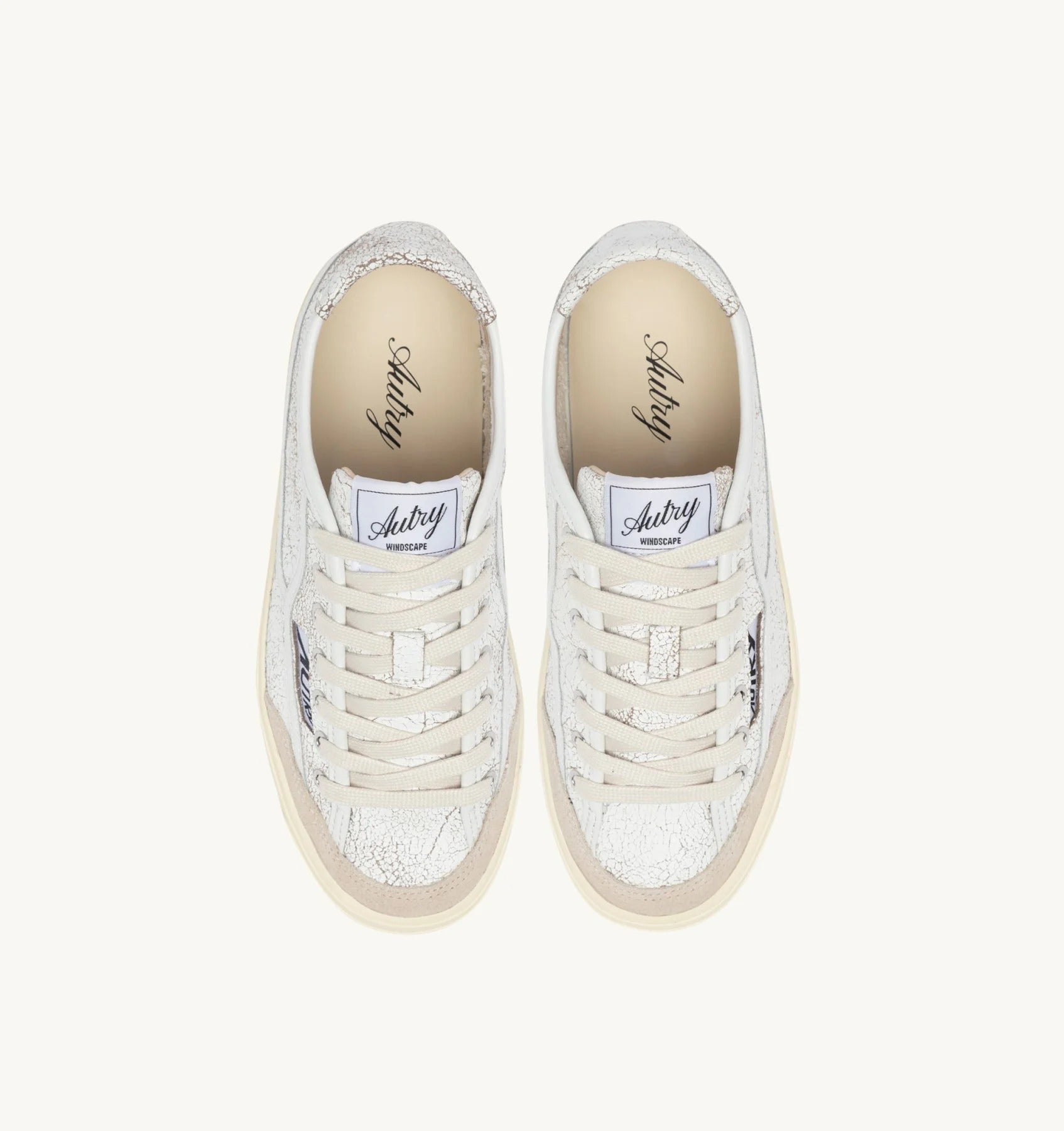 Autry Windscape Low SCLM sneaker uomo white sand