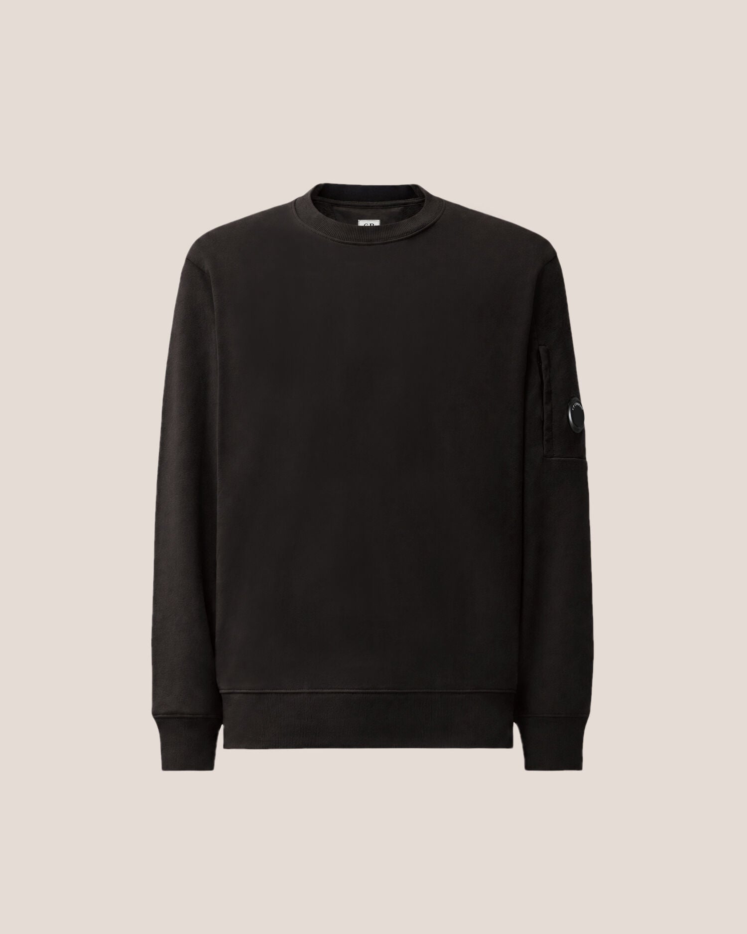 C.P. Company 21CMSS713A Diagonal Felpa Nera Cotone
