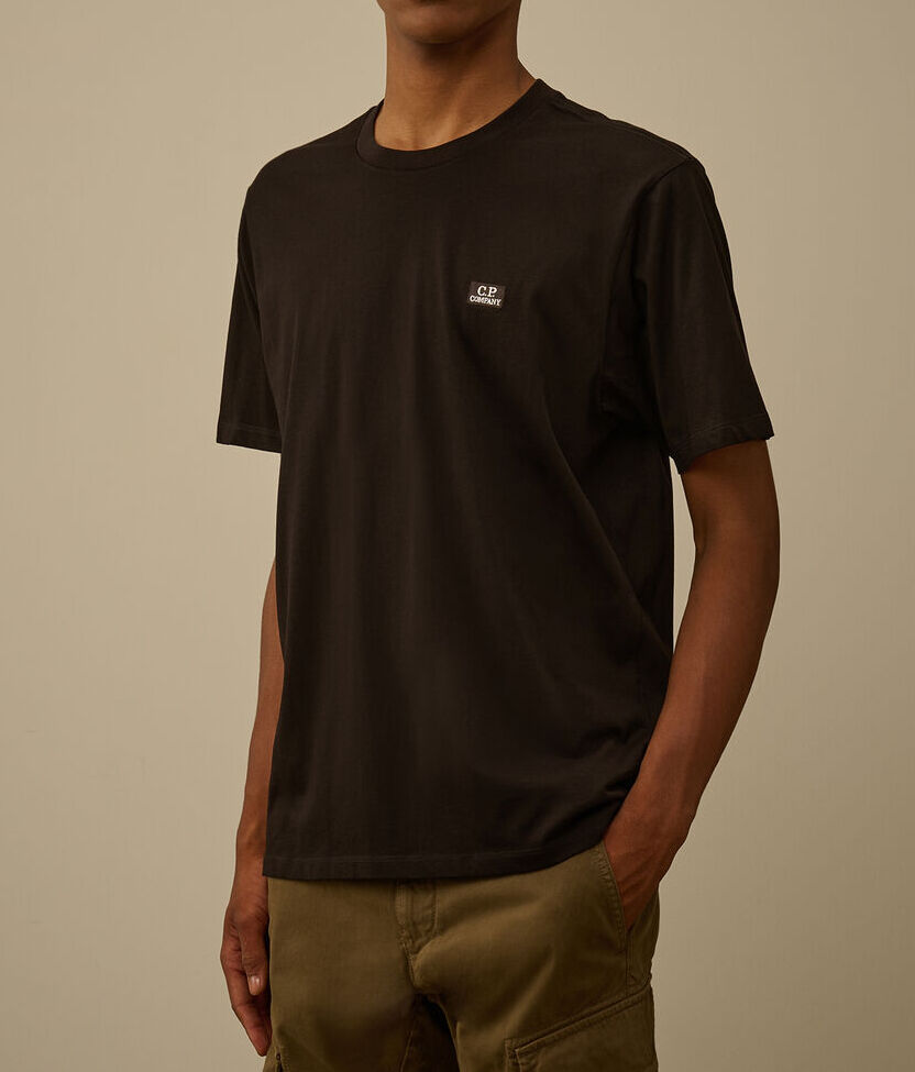 C.P. Company RCCMTS726A T-Shirt Nera Jersey Cotone