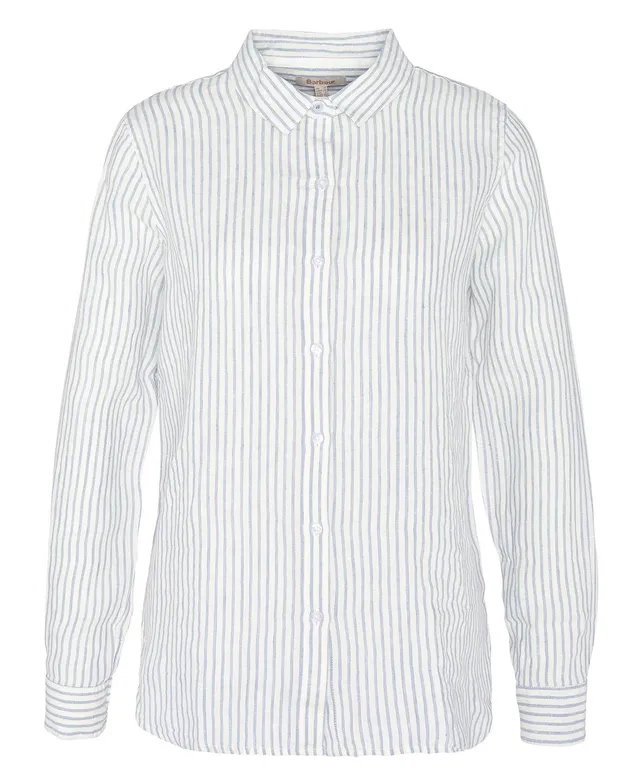 Barbour Marine LSH1315 camicia donna chambray stripe lino