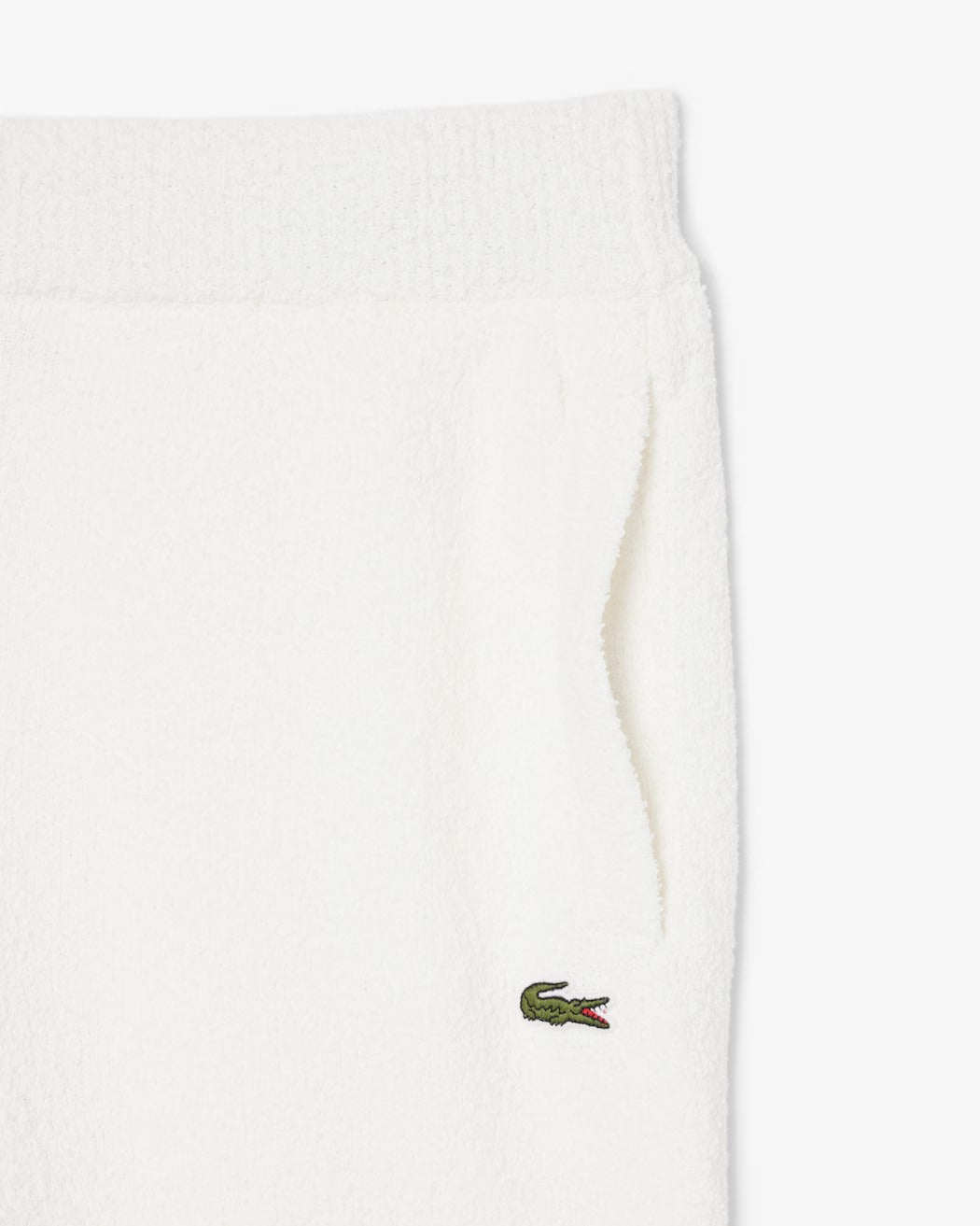 Lacoste GH0799 Shorts Uomo Bianco Cotone Organico