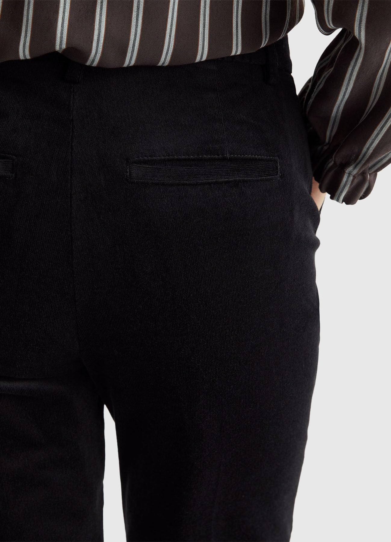 Benetton 4MIQDF07W pantalone donna nero taglia 40