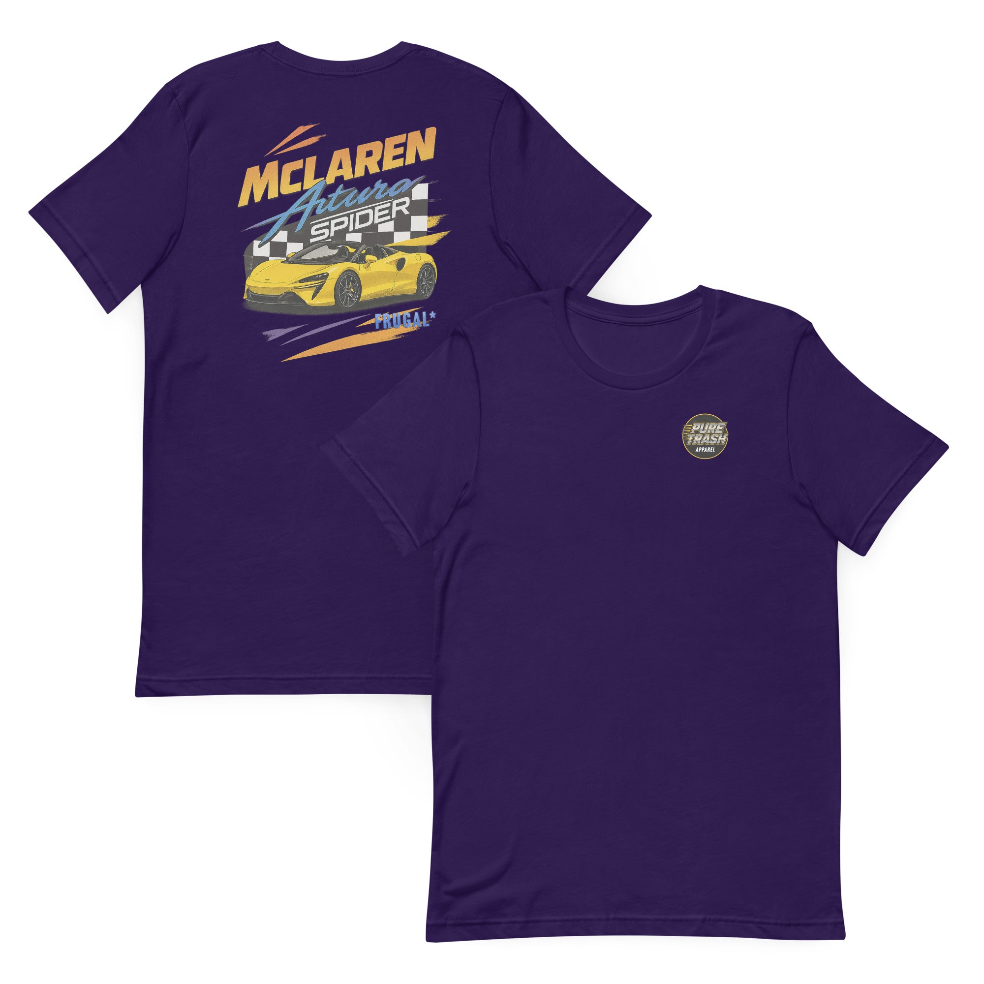 Pure Trash McLaren Tee maglietta uomo nera cotone