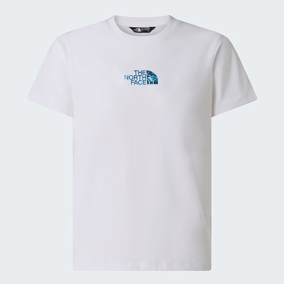 The North Face NF0A8G1W t-shirt ragazzo bianco cotone