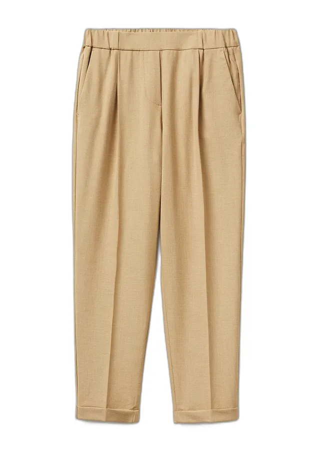 Benetton Pantaloni e Jeans 4962df079 Pantaloni Donna Beige XS sigaretta