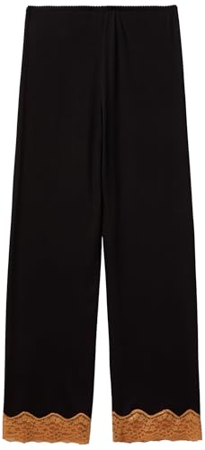 Benetton 3Z123F04A Pantalone Donna Nero XS