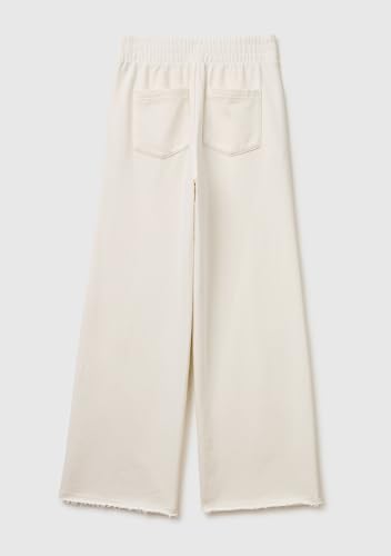 Benetton 3ptpdf01i Pantalone Felpa Bianco XS