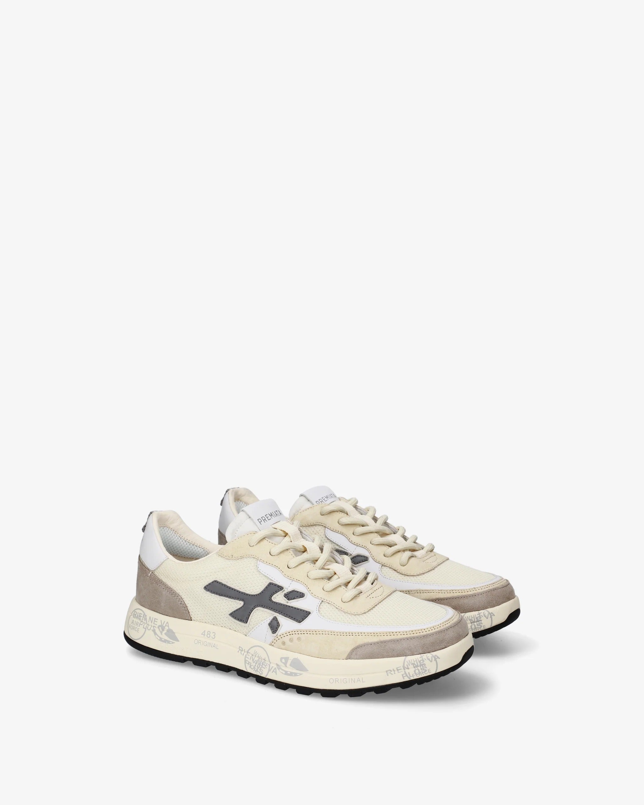 Premiata Nous 8064 sneakers uomo beige nylon