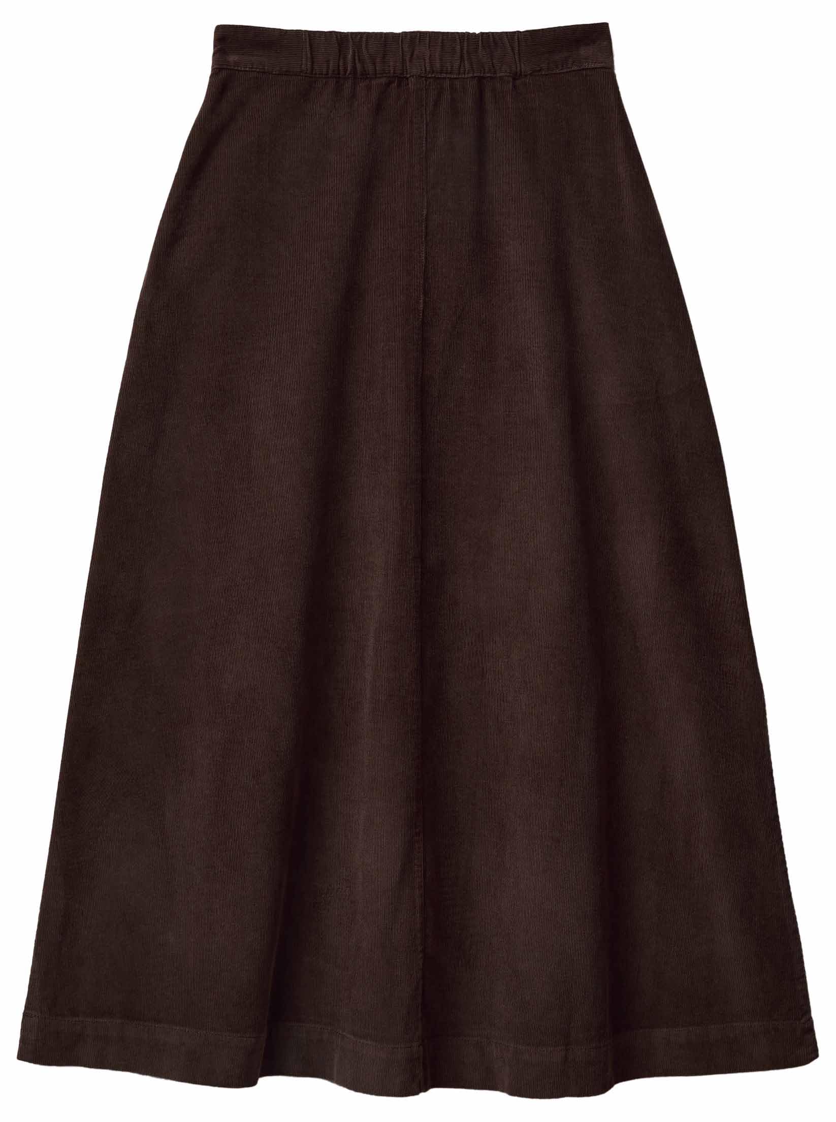 Benetton Gonne Gonna Midi Velluto Mille Righe