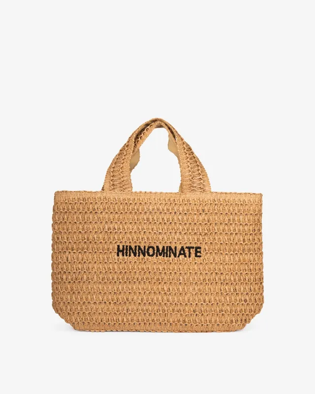 Hinnominate HMACW00199 borsa raffia naturale