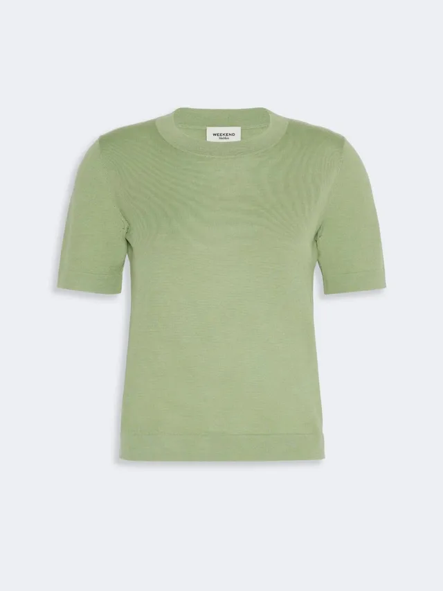 Weekend Max Mara Tapioca WKDTAPIOCA maglia pistacchio lana