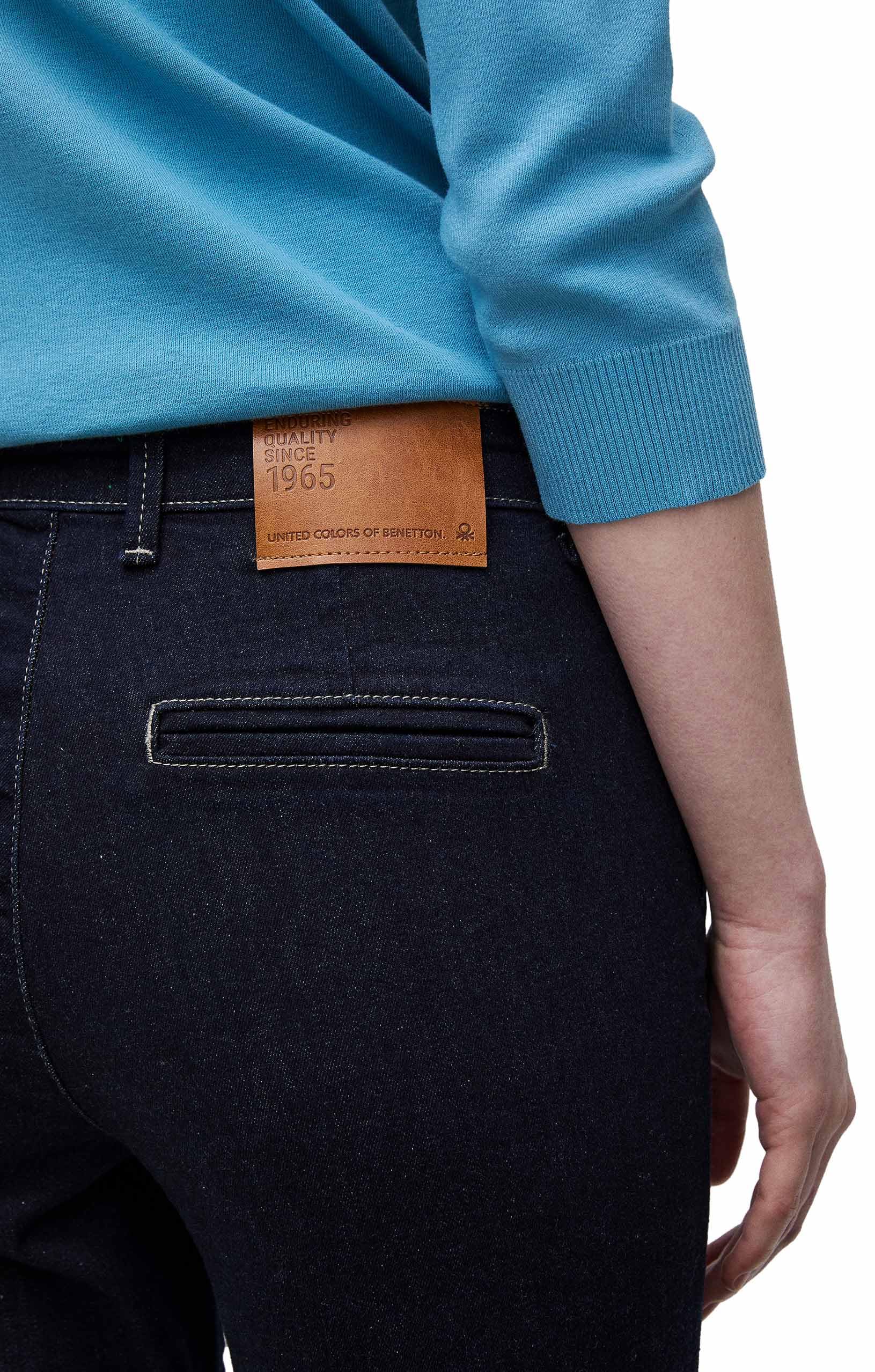 Benetton Pantaloni e Jeans 4LCBDF0B8 Chino Donna 36 Slim