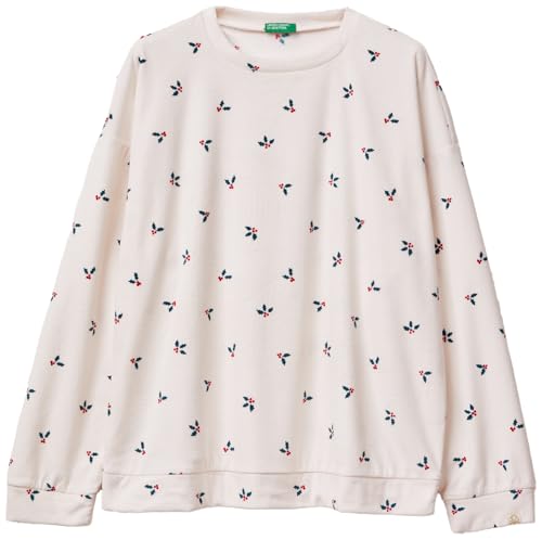 Benetton Maglieria 312W3M07W Maglione Donna XXS Ciniglia