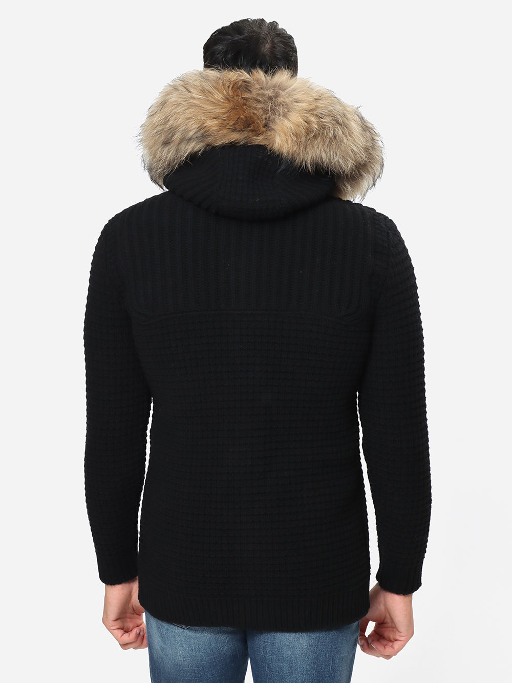 Bark 8001/C Short Duffle Coat giubbotto nero