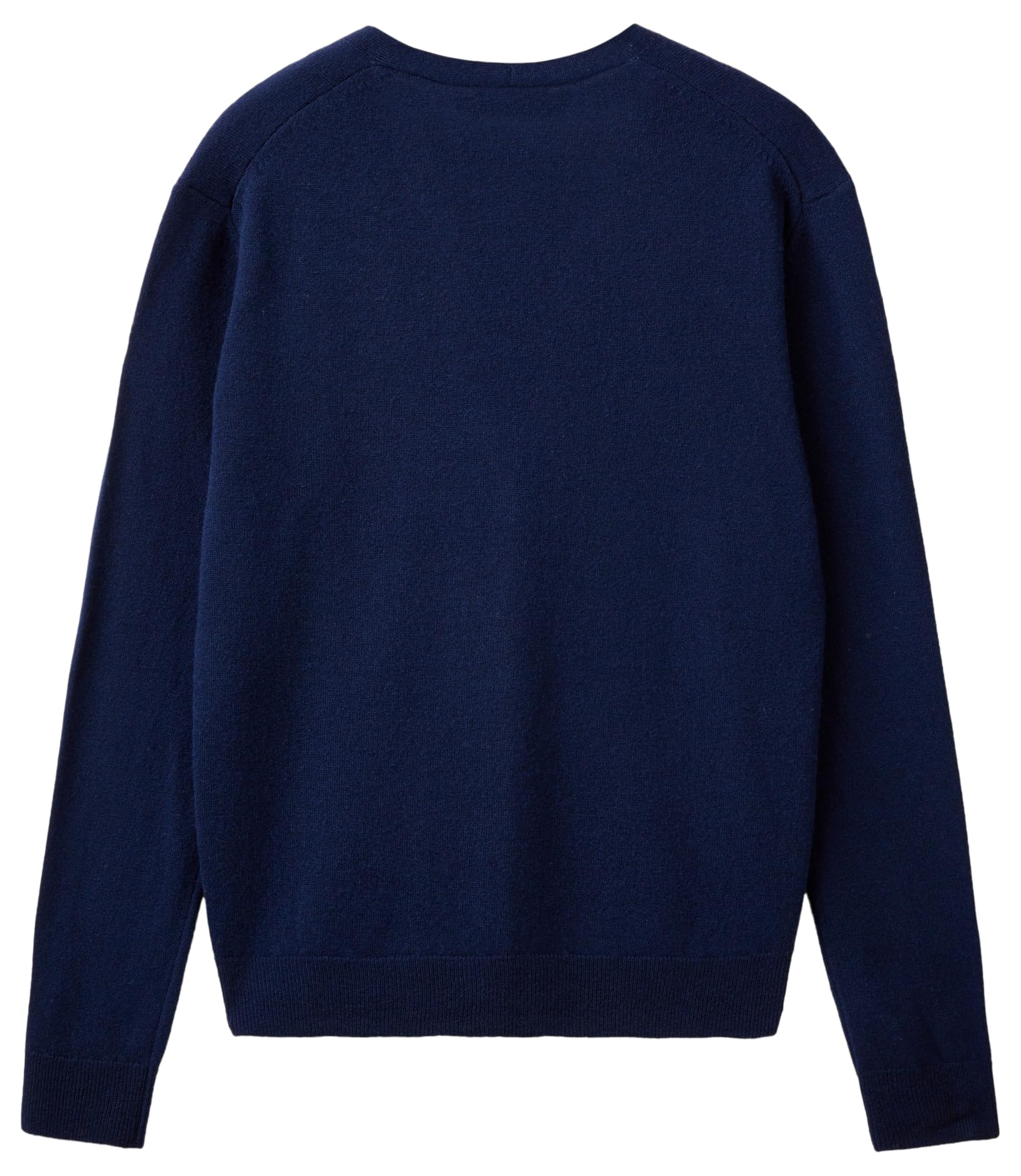 Benetton 1002d6879 Cardigan Donna Manica Lunga Blu