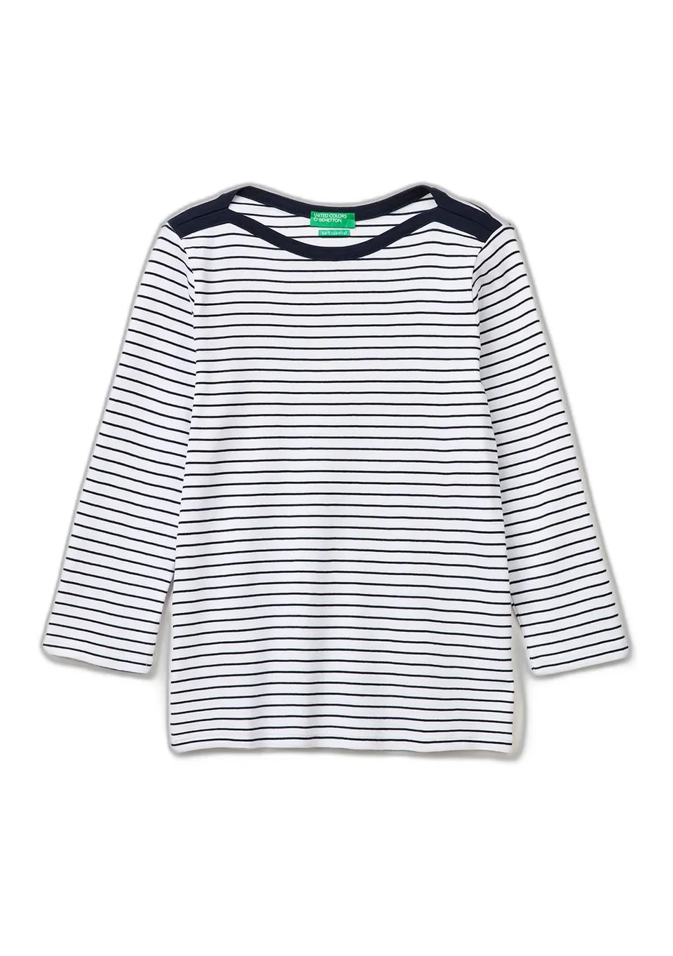 United Colors of Benetton 339pd10c4 T-shirt slim XS bianca