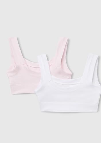 Benetton 3zqm0r1lt Brassiere Bambina 2 Pezzi Cotone