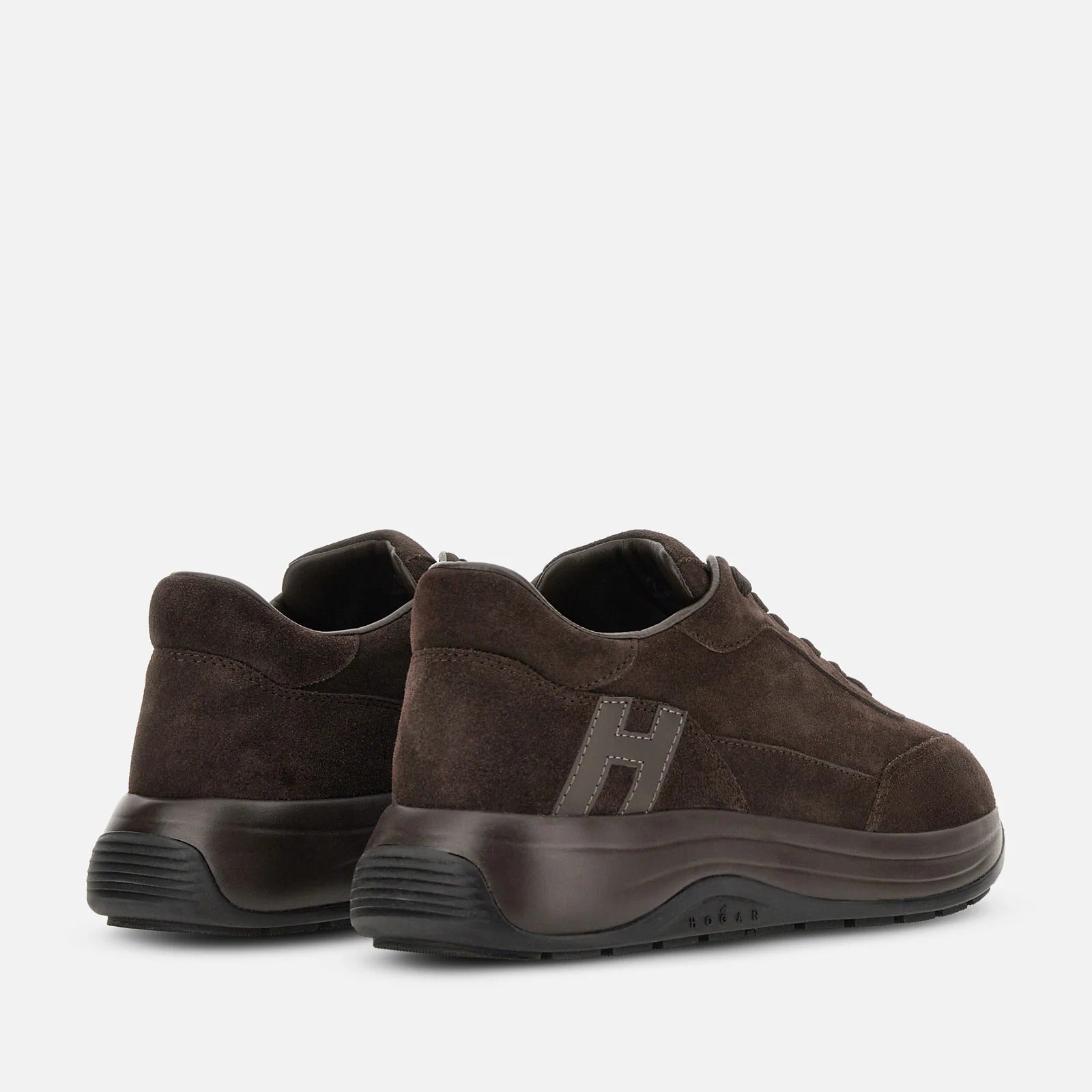 Hogan Hi-Light HXM7190GH50VG sneakers marrone camoscio