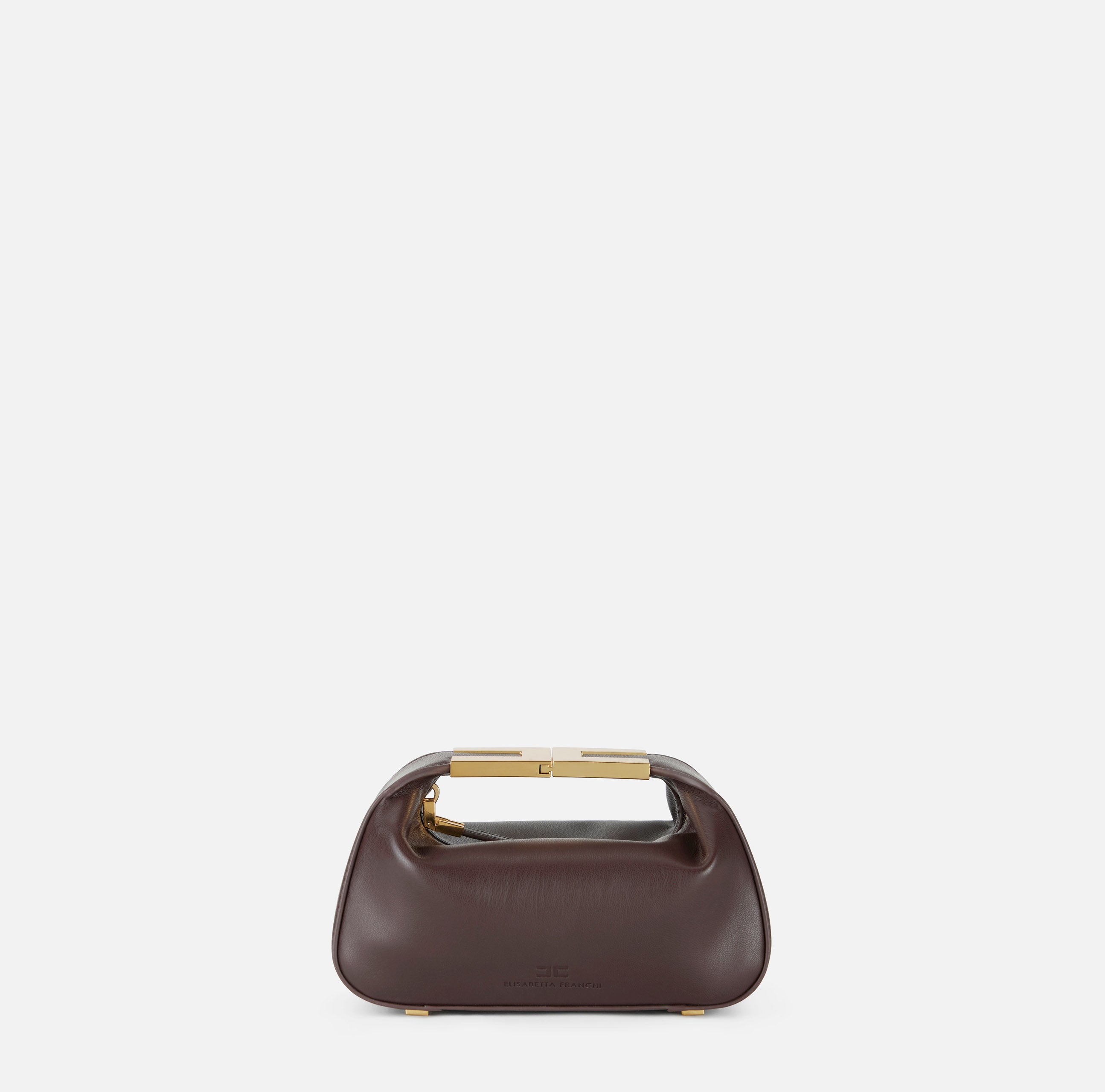 Elisabetta Franchi BS07A62E Borsa hobo cacao ecopelle