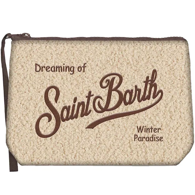 MC2 Saint Barth Aline Teddy 00168M pochette beige teddy