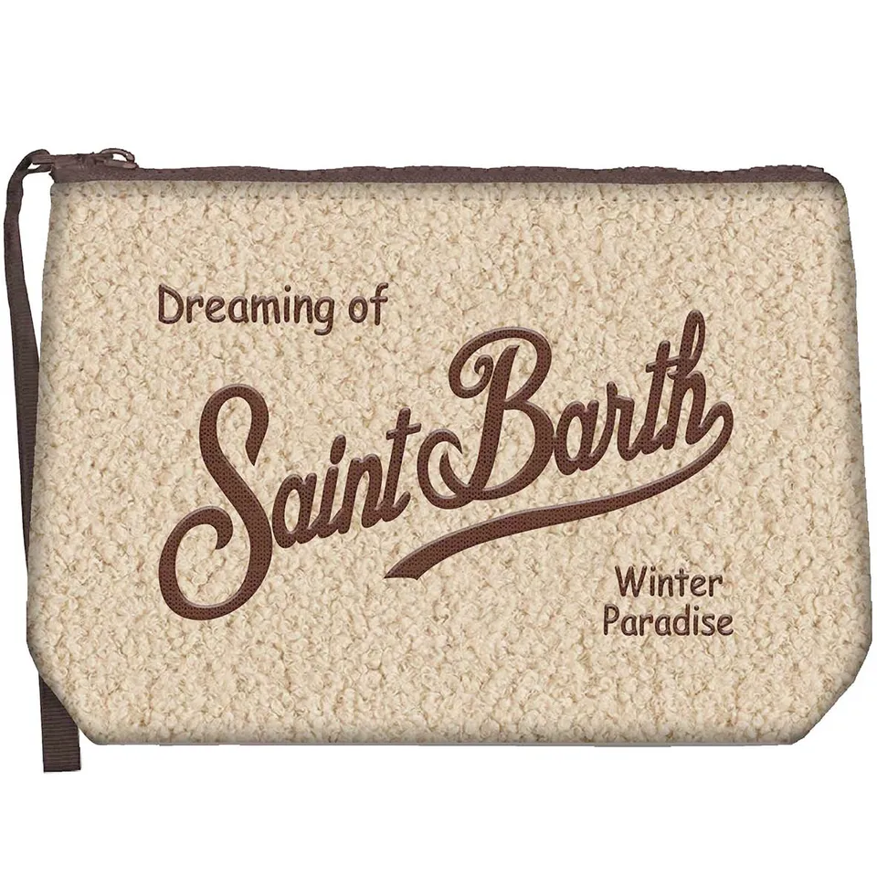 MC2 Saint Barth Aline Teddy 00168M pochette beige teddy