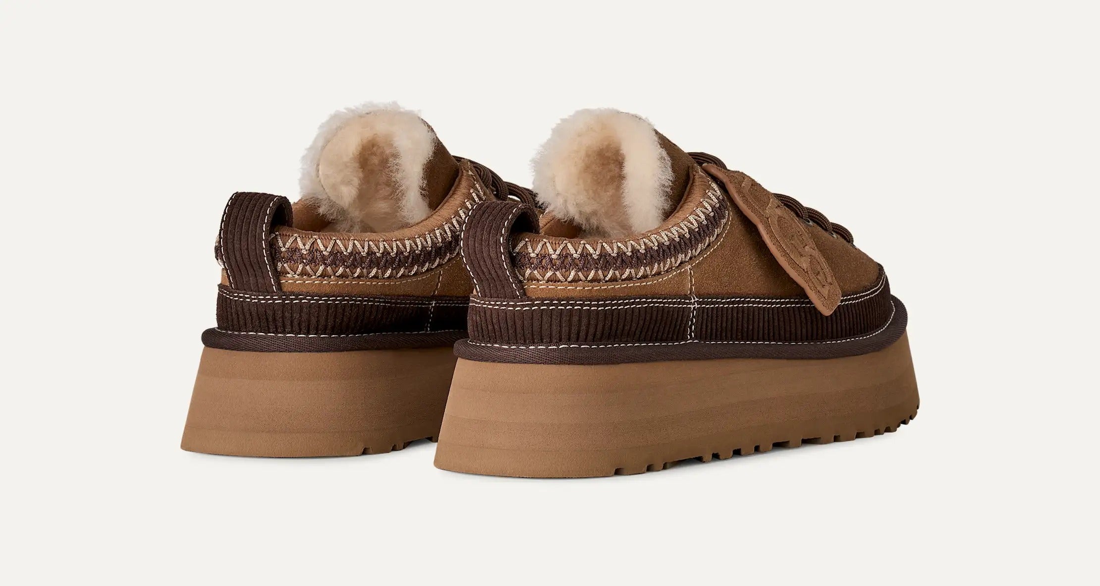 UGG Heritage 1180361 Ciabatta Donna Chestnut Montone
