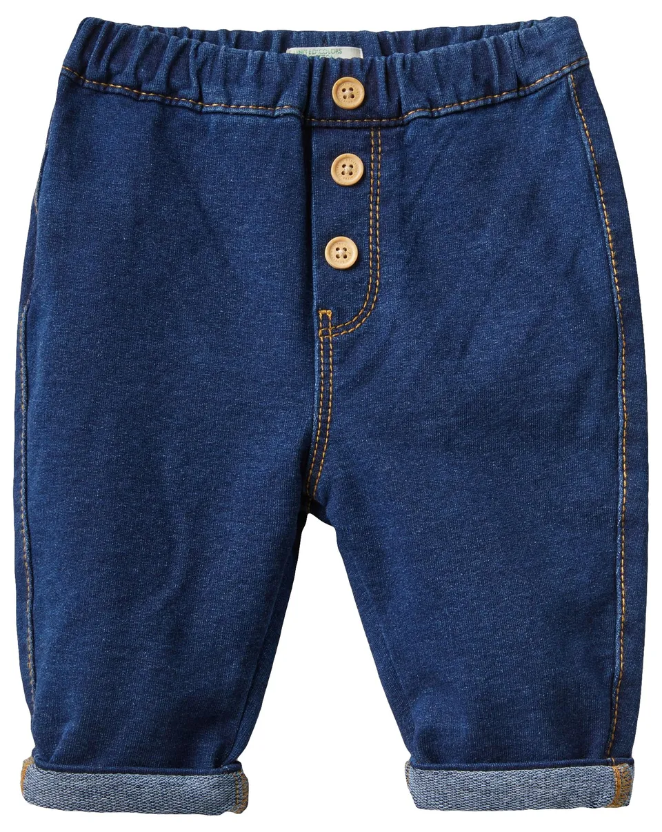 Benetton Pantaloni e Jeans Bimbi Pantalone Denim Taglia 98