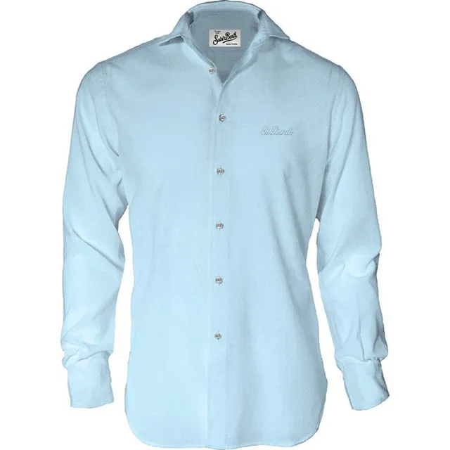 MC2 Saint Barth Chemise Ice camicia Light Blue uomo
