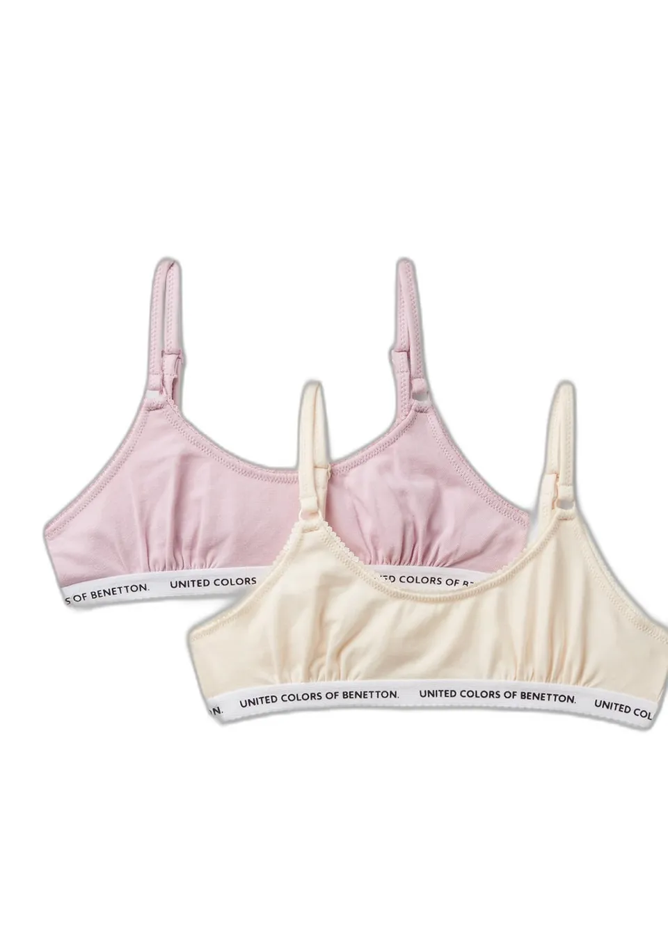 Benetton Brassiere Bambina Beige Taglia 120 Primo Reggiseno