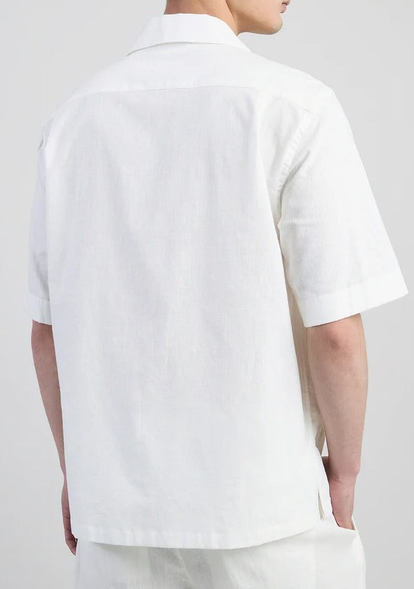 Eleventy M75CAMM08 Camicia Uomo Bianco Beige Cotone