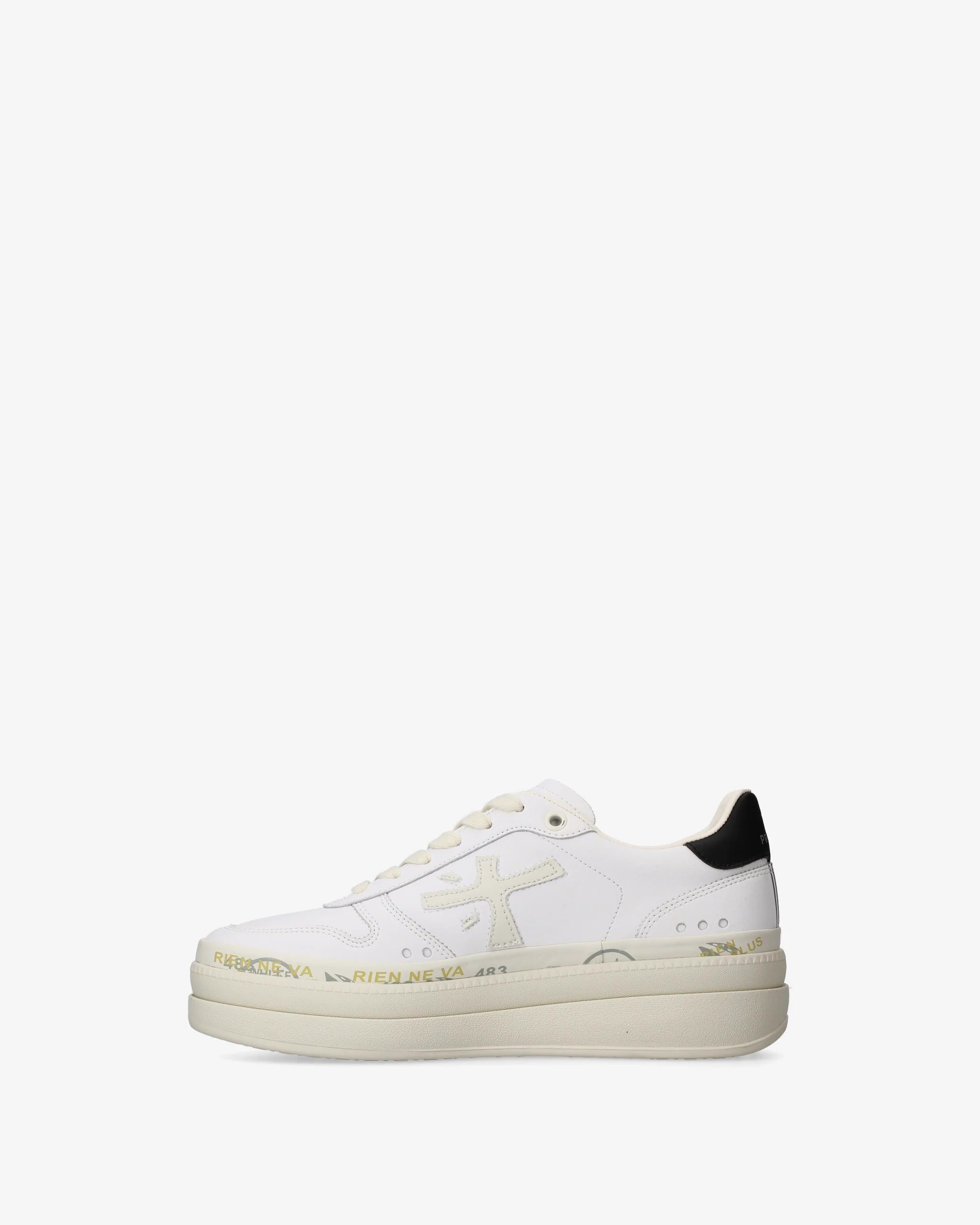 Premiata Micol 8197 Sneaker Donna Bianco Pelle Platform