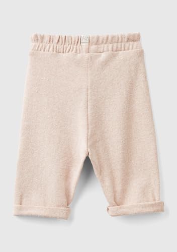 Benetton Pantaloni Bimba Felpa Lurex Balloon Taglia 68