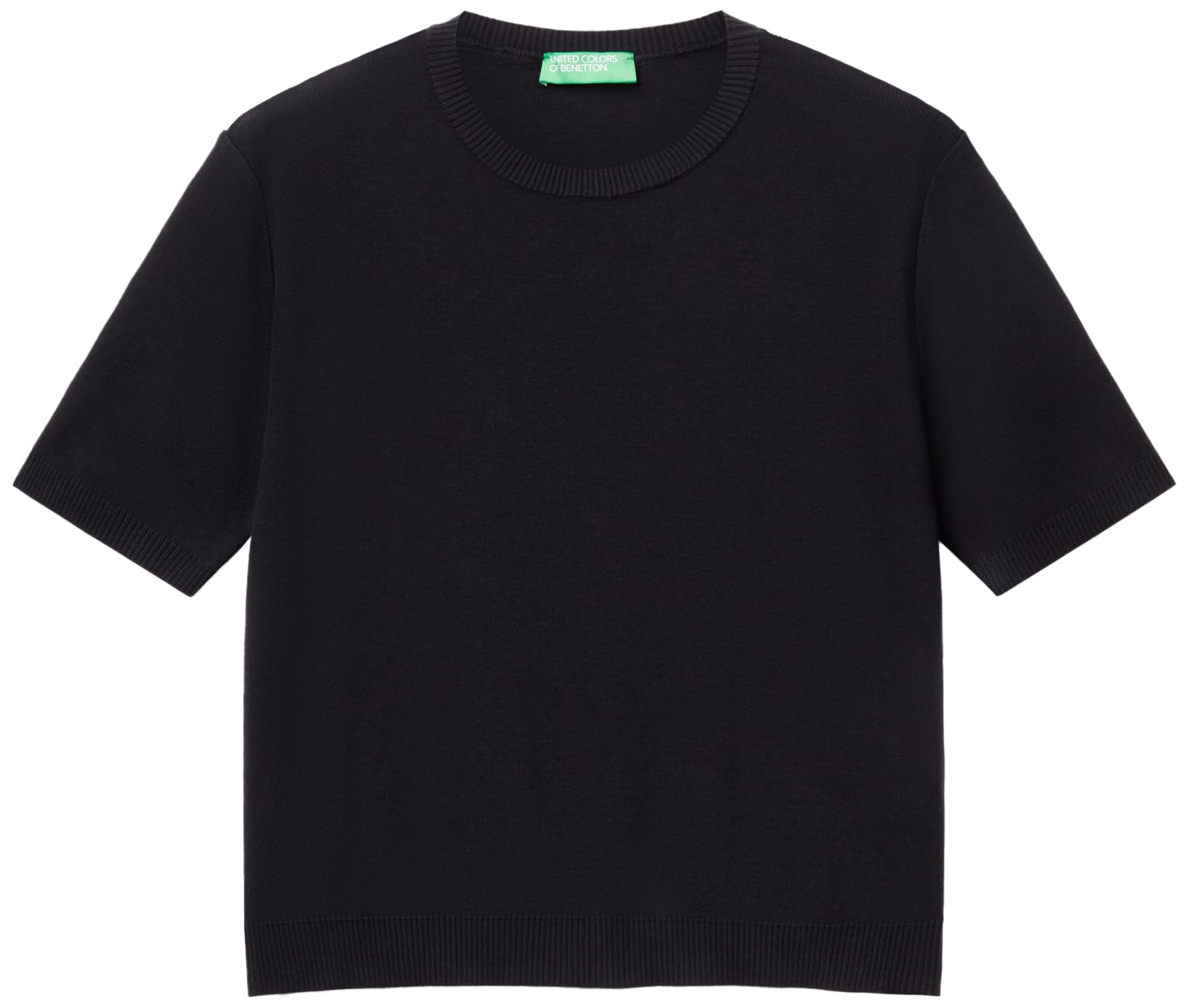 Benetton Maglia 1091d10d5 Maglione Donna Manica Corta