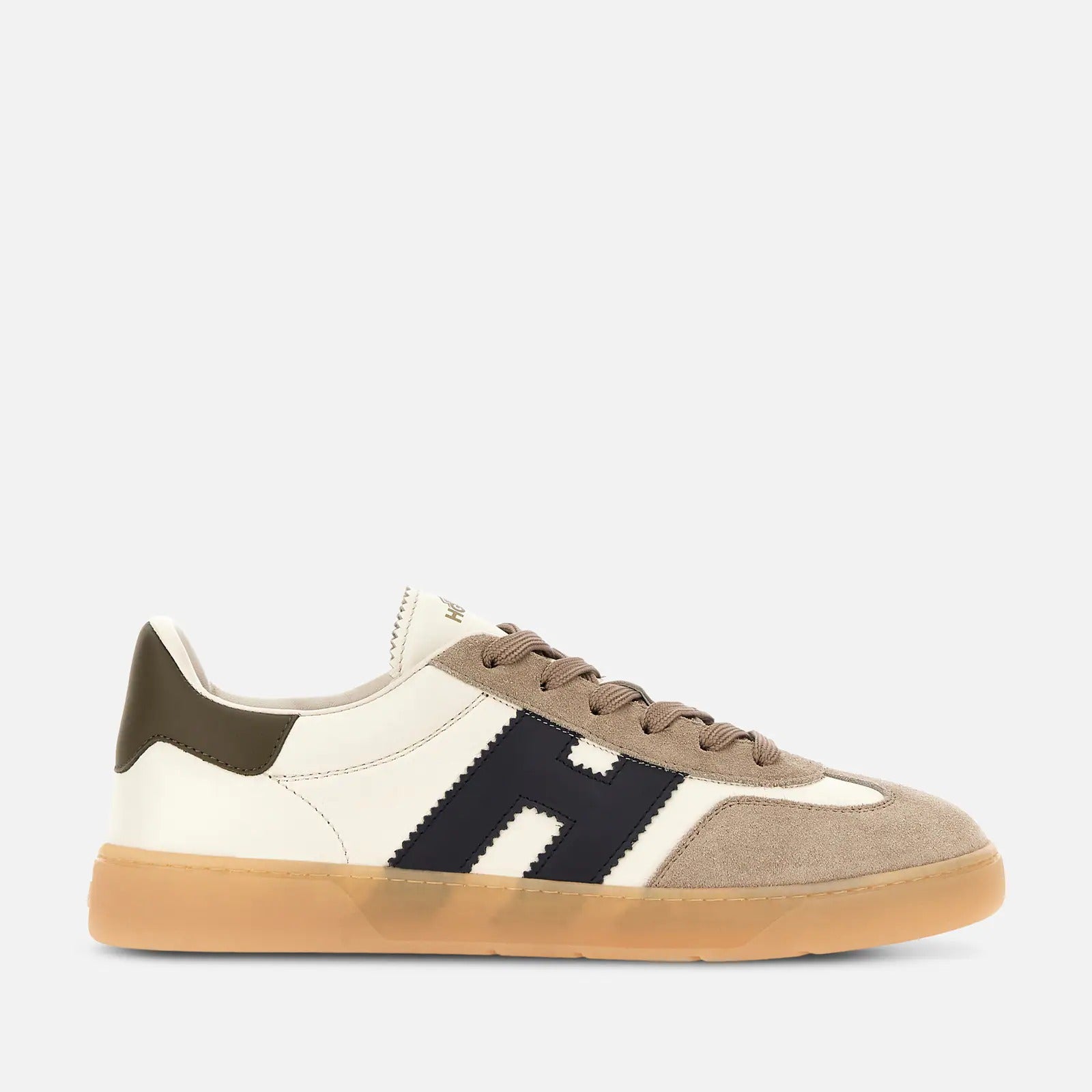 Hogan Cool HXM6470FB60UH Sneakers Uomo Avorio Beige pelle