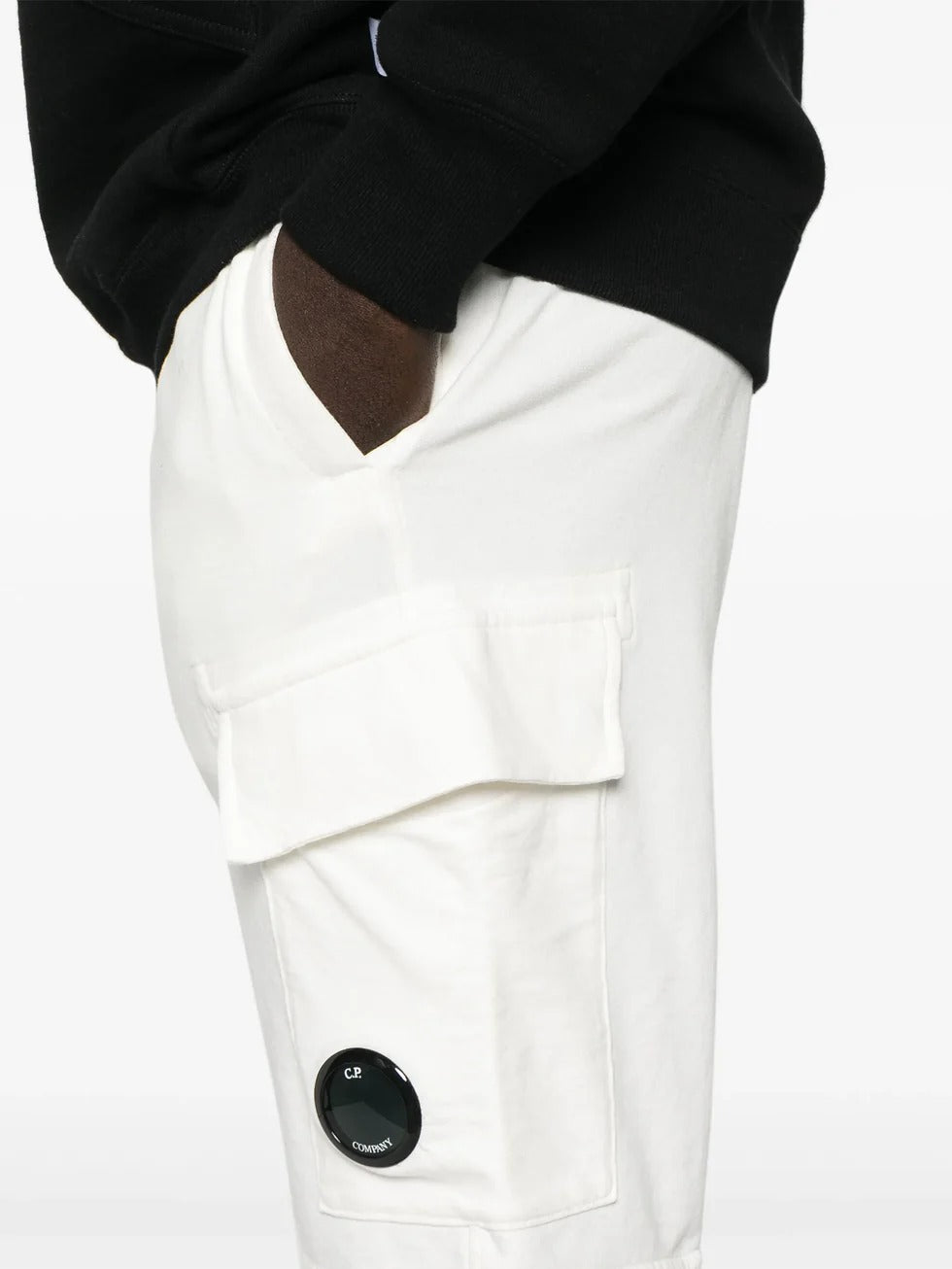 C.P. Company Cargo RCCMSB704A bermuda uomo bianco felpa