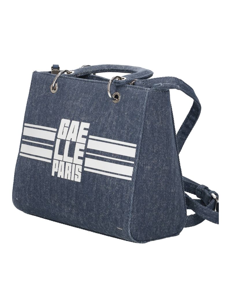 Gaelle Paris GAACW03112 Mini Tote Denim Blu Cotone