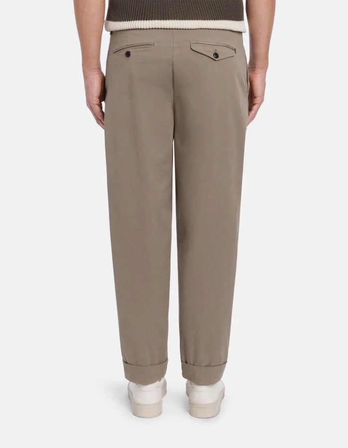 Dondup Mel Loose UP658 pantaloni uomo castoro