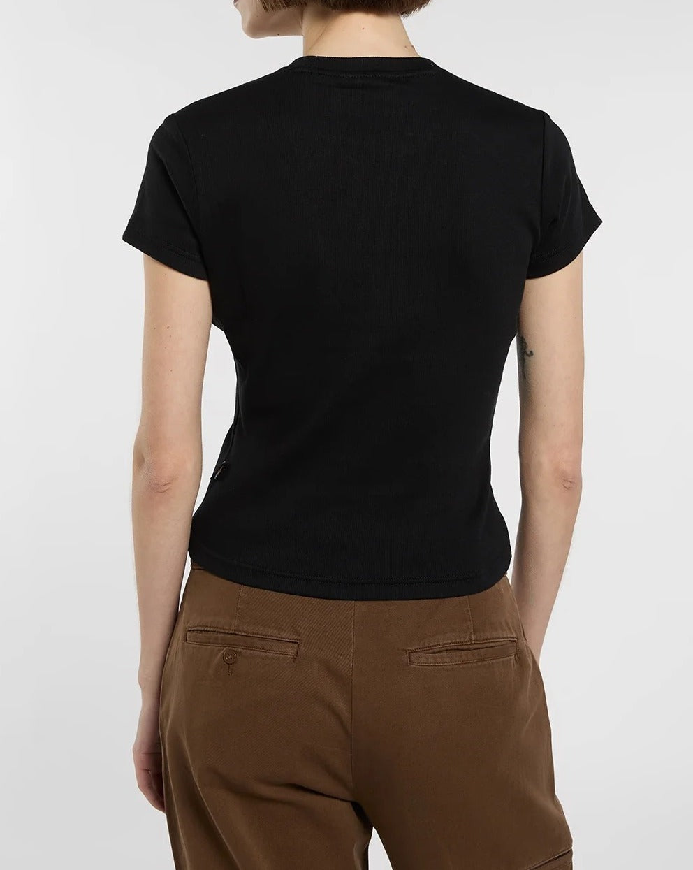 Dickies Wellsville DK0A88JT t-shirt cotone nero slim