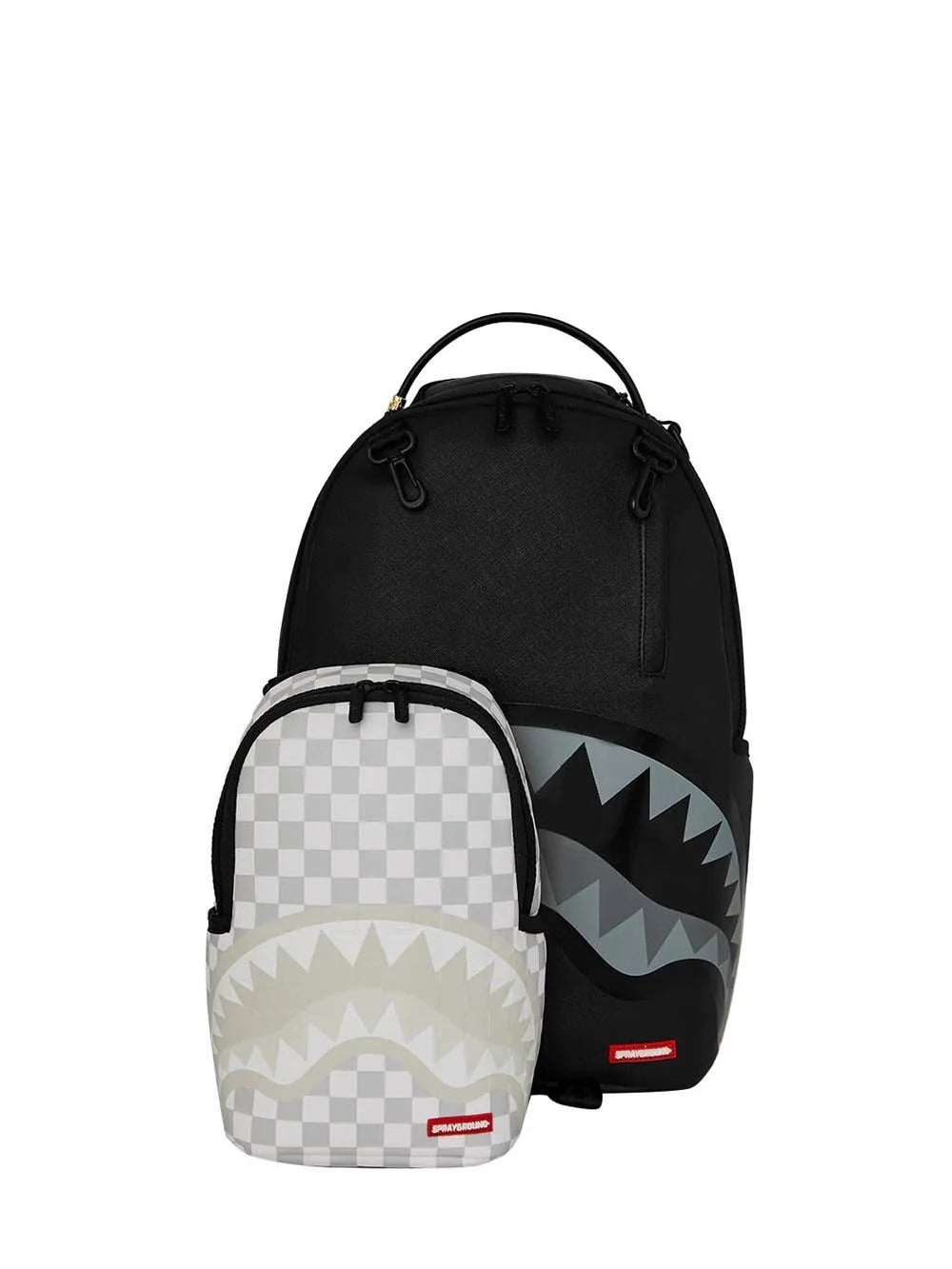 Sprayground Piggyback 910B7297NSZ zaino nero PVC 2in1