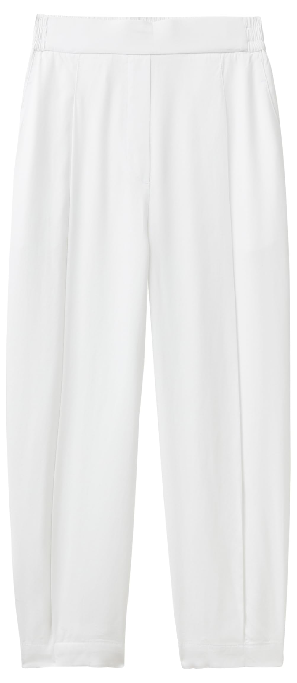 Benetton Pantaloni Jogger Donna Nero 100 Viscosa Tg XS