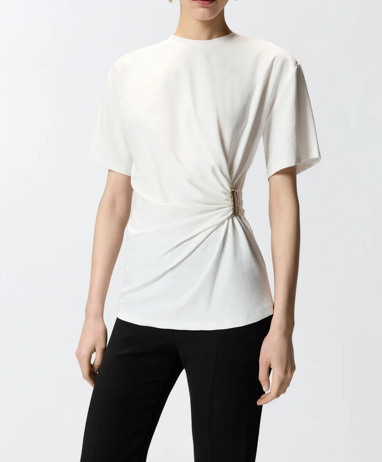 Pinko Mary 106455 A35D T-Shirt Donna Bianco