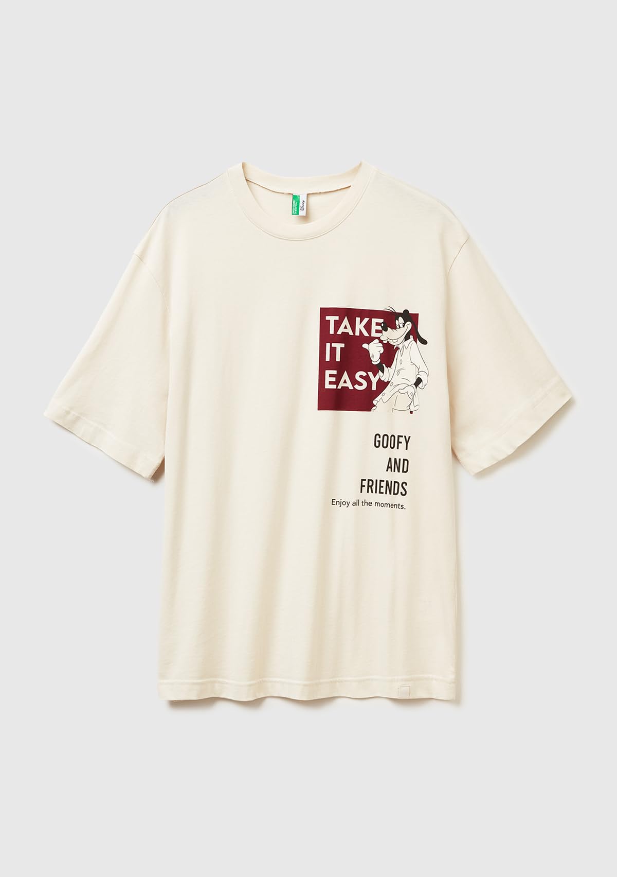Benetton 30964m024 T-Shirt Pigiama Uomo M Disney Cotone