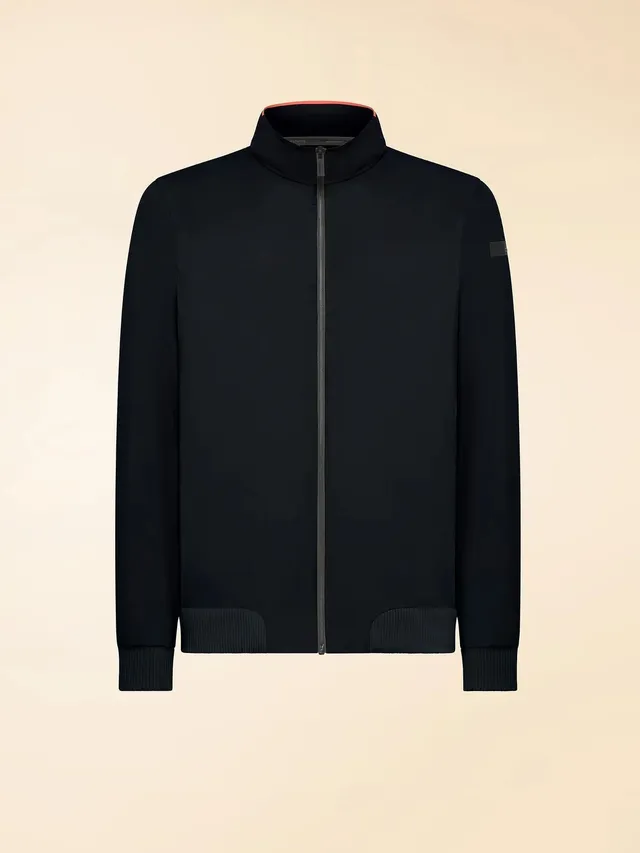 RRD 26157 Felpa Blue Black Surflex Full Zip Uomo