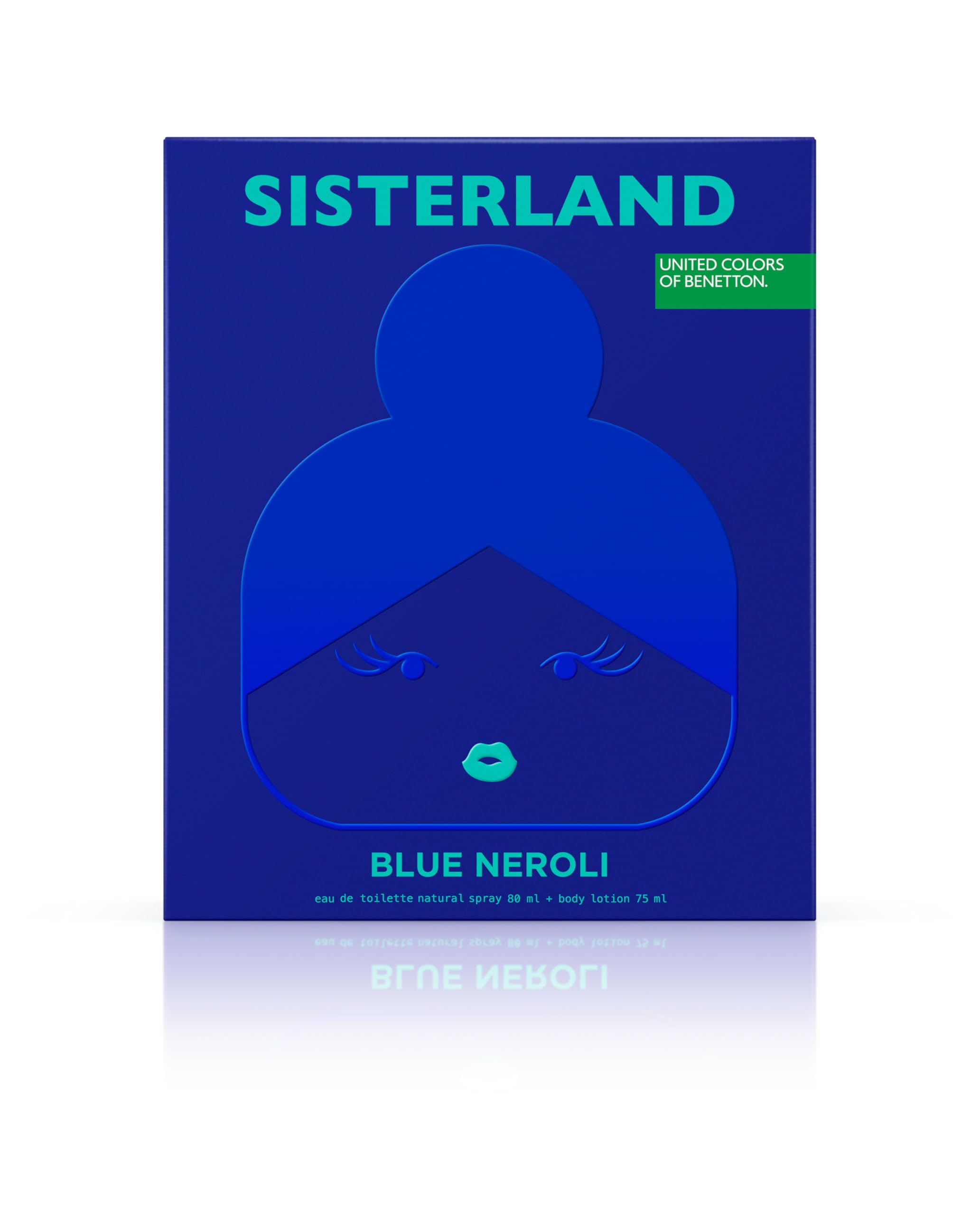 Benetton Sisterland Blue Neroli profumo donna set 80+75 ml fresco