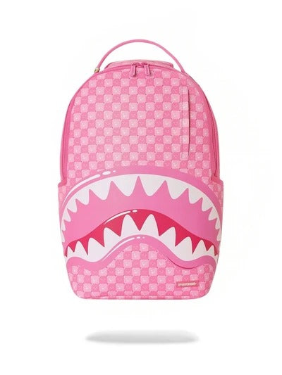 Sprayground New Check Faces 910B8715NSZ zaino rosa PVC laptop