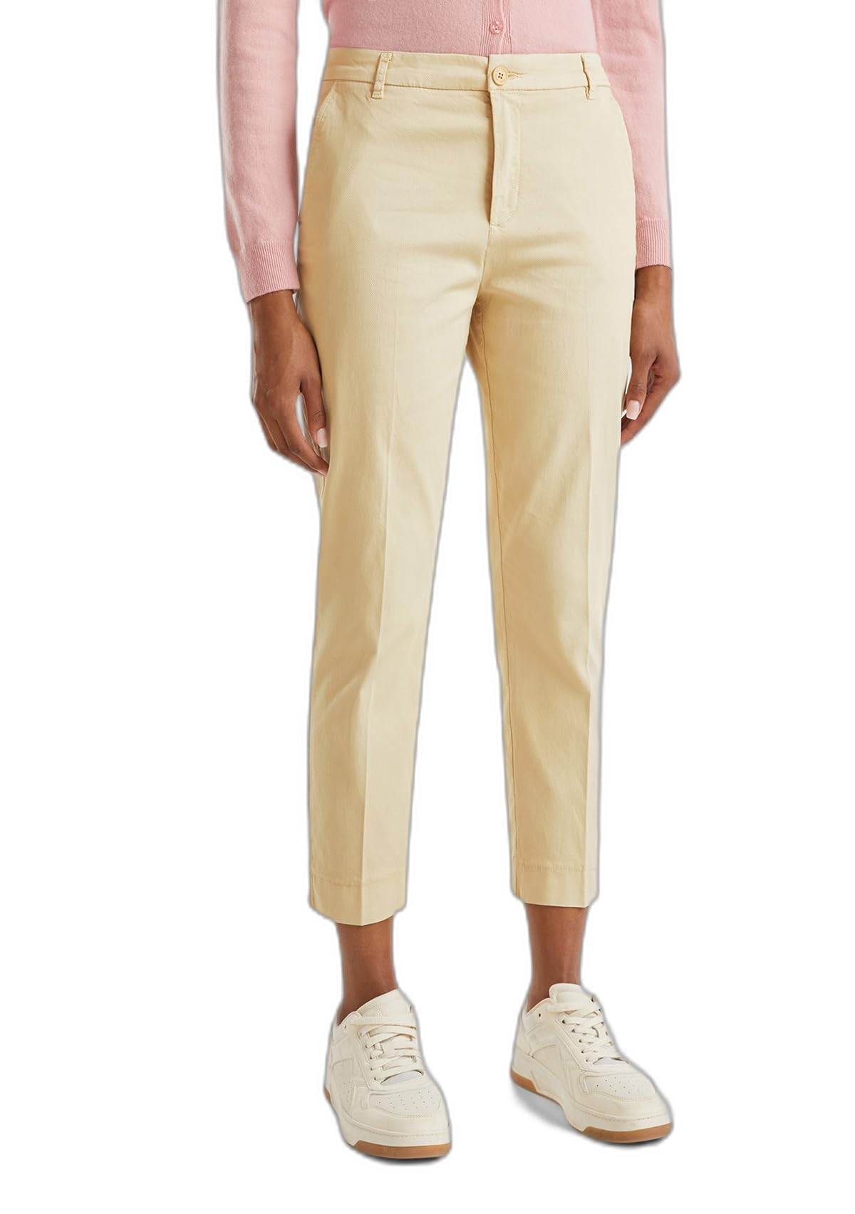 Benetton Pantaloni Donna Nero 100 Classici