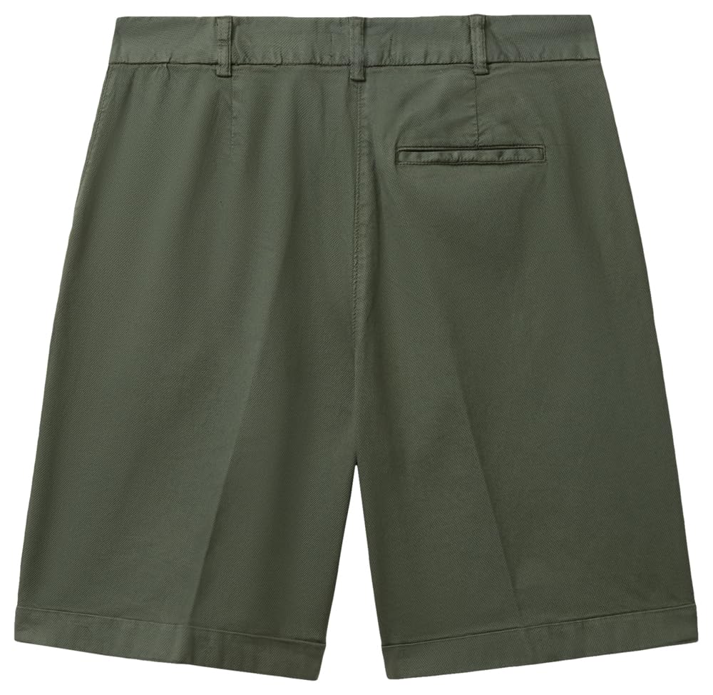 Benetton 4CDRD901W Bermuda Donna Verde 36 Cotone